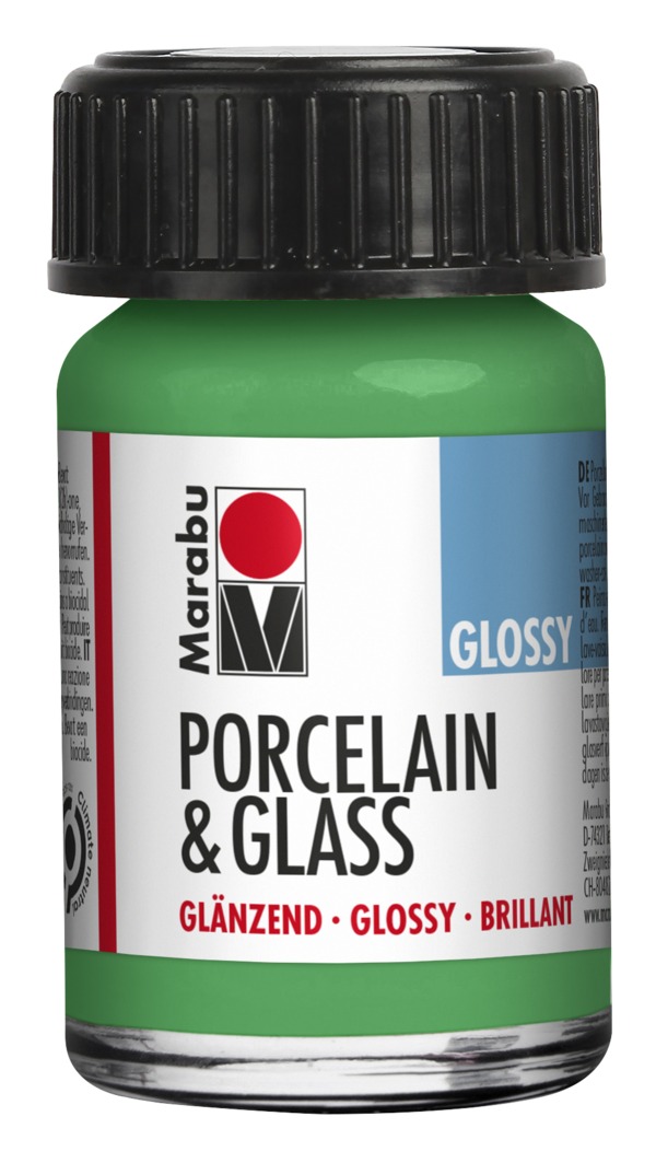 Porcelain & Glass glossy 15ml, zelené jablko