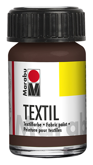Textil 15ml, hnedá tmavá