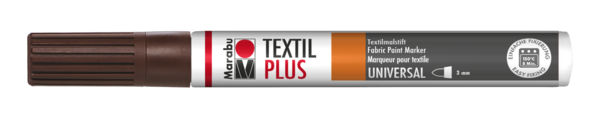 Textil Painter Plus 3mm, hnedá stredná