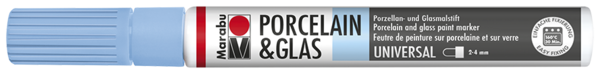 Porcelain & Glas Painter 2-4mm, modrá svetlá