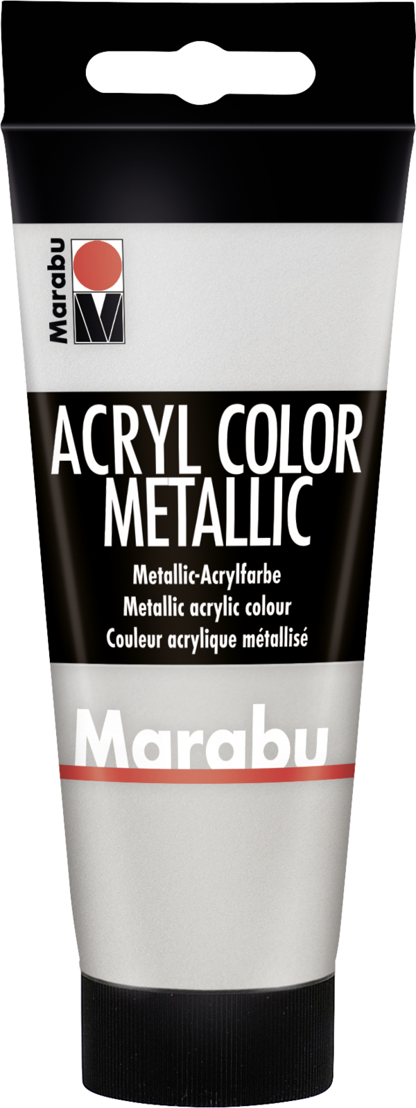 Acryl Color Metallic 100ml, strieborná