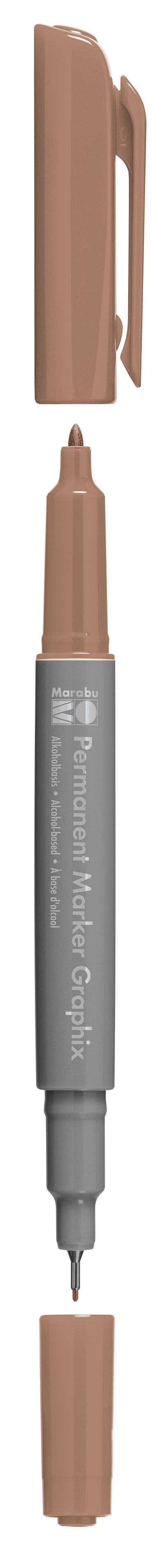 Permanent Marker Graphix 1-2mm, škoricová