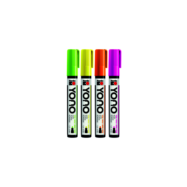 YONO Marker Set NEON 4 X 1,5-3 mm, súprava