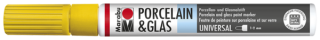 Porcelain & Glas Painter 1-2mm, žltá slnečná