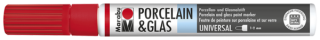 Porcelain & Glas Painter 1-2mm, červená čerešňa