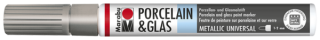Porcelain & Glas Painter 1-2mm, strieborná