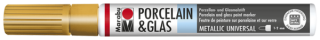 Porcelain & Glas Painter 1-2mm, zlatá