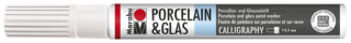 Porcelain & Glas Painter Calligraphy 1-2,5mm, biela
