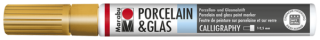 Porcelain & Glas Painter Calligraphy 1-2,5mm, zlatá