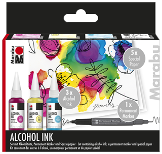 Alcohol Ink Set Flowers 3x20ml